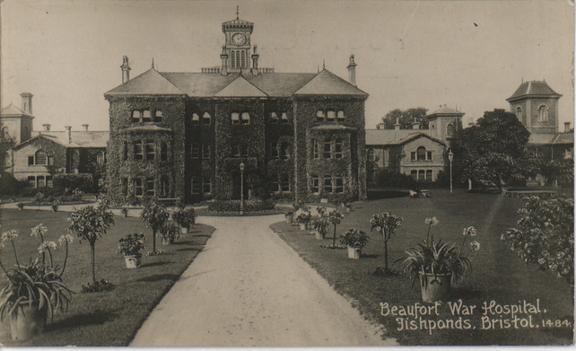 Black and white historic image of Glenside Hospital